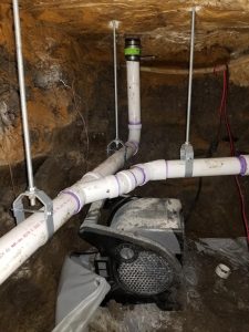 photo of under slab leak and water line replacement