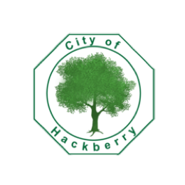 Hackberry Texas City Logo